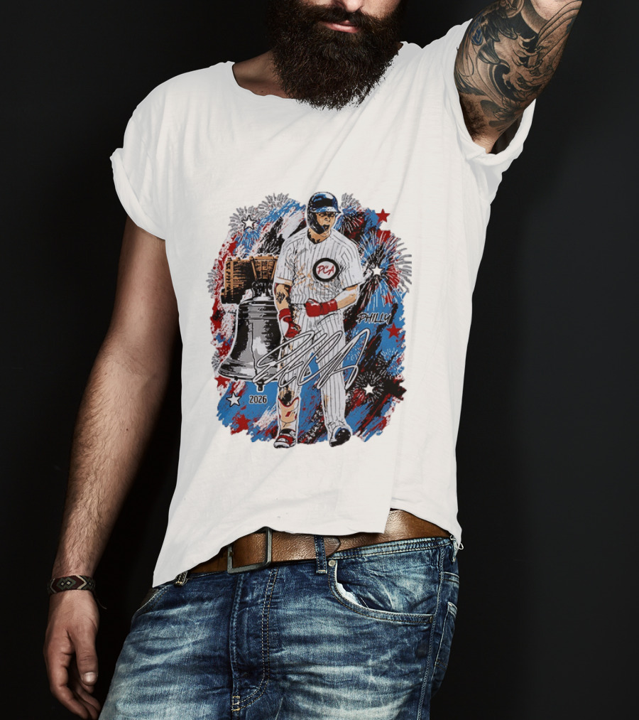 Pete Crow Armstrong Philly 2026 PCA Liberty Bell Fireworks MLB All Star Celebration T-Shirt