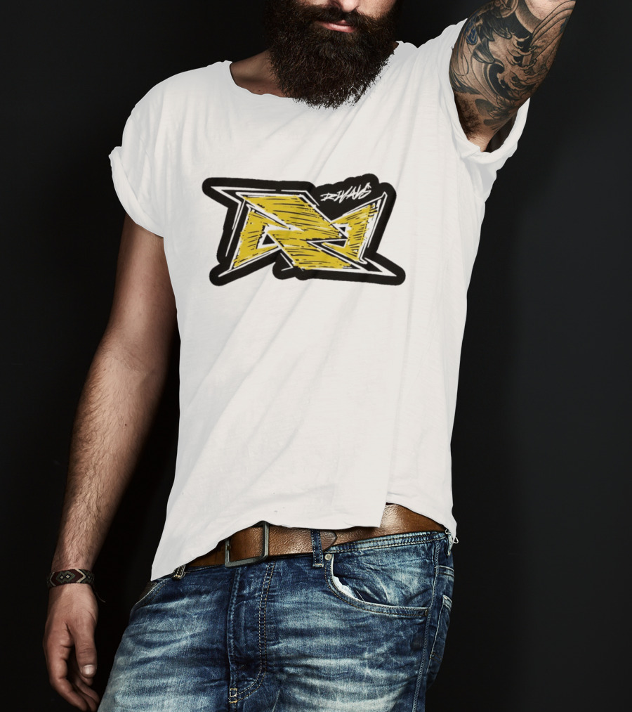 Rivals Scribble Yellow Black Riot Green Graffiti T-Shirt
