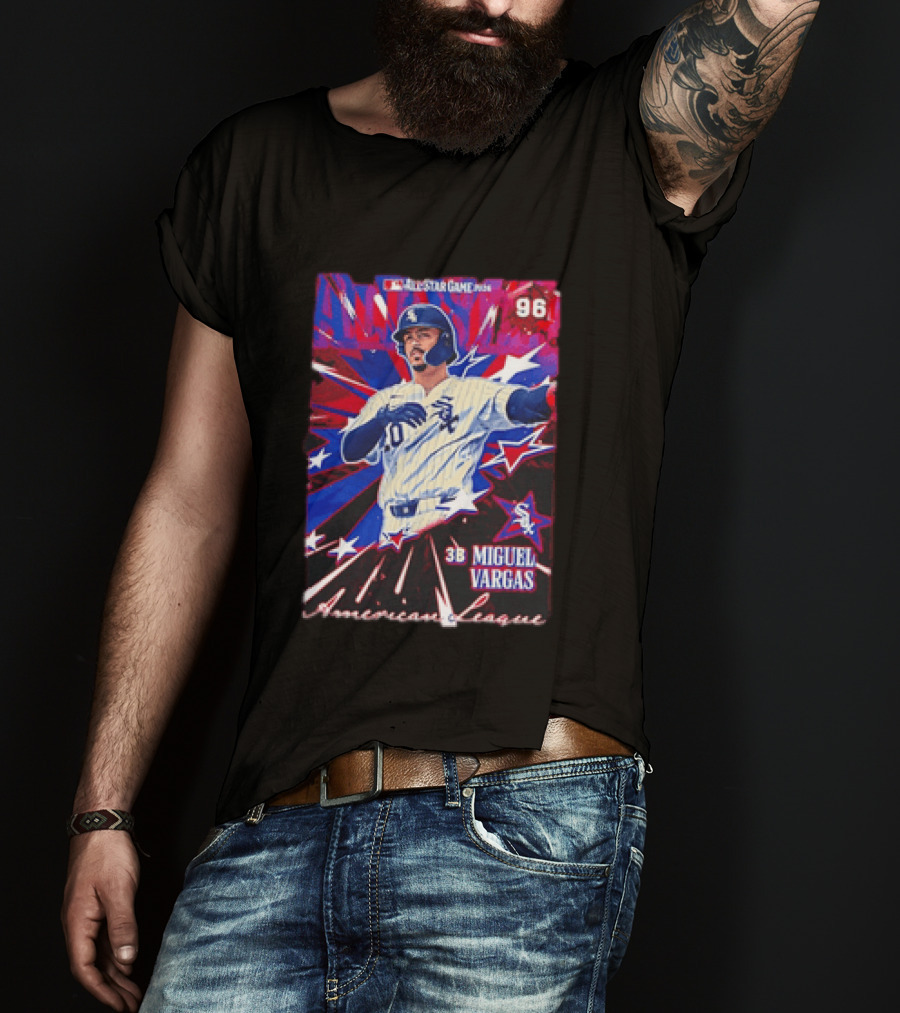 MLB All Star Game 2026 Miguel Vargas Chicago White Sox 3B American League 96 T-Shirt