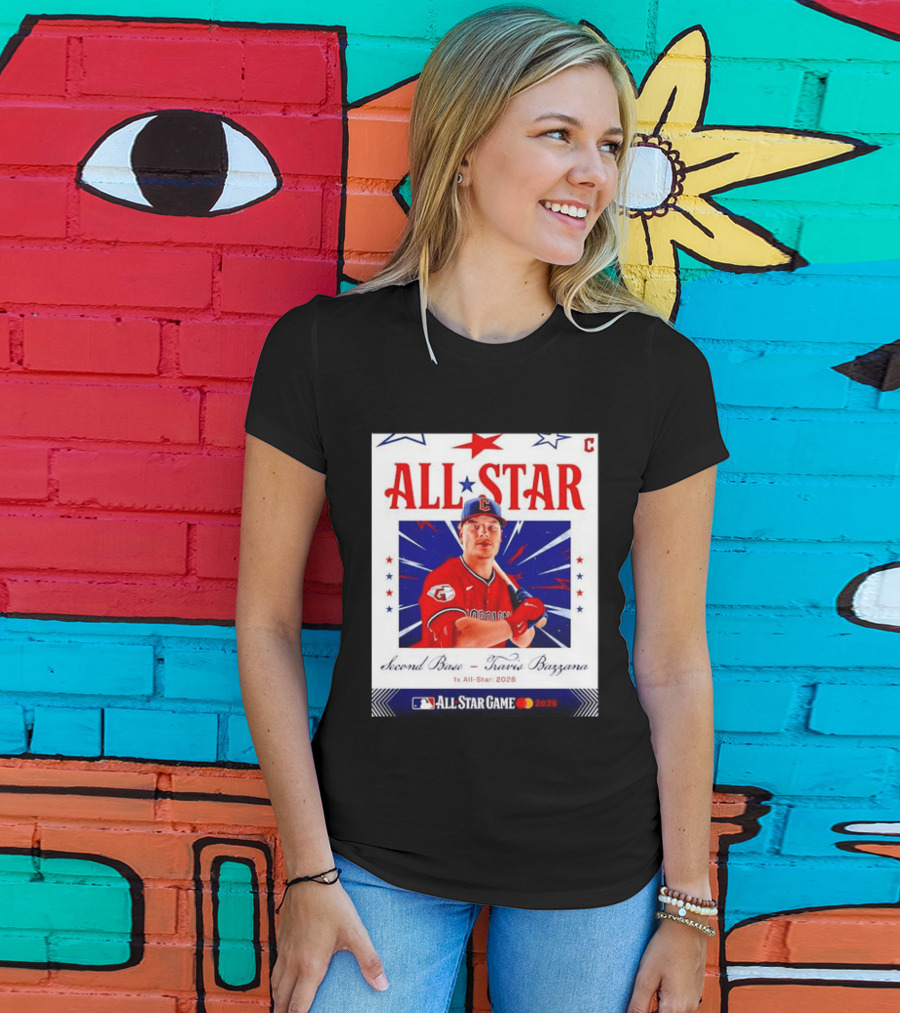 Travis Bazzana 2026 MLB All Star Game Second Base Player Card T-Shirt