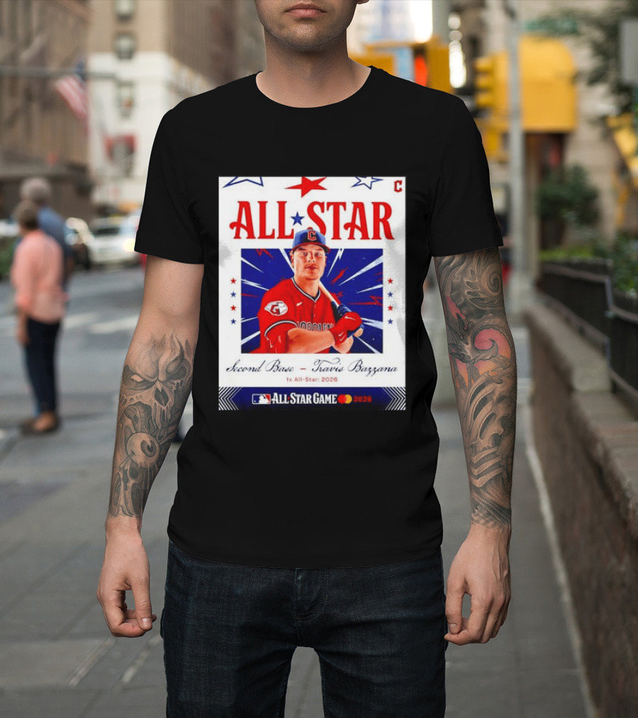 Travis Bazzana 2026 MLB All Star Game Second Base Player Card T-Shirt