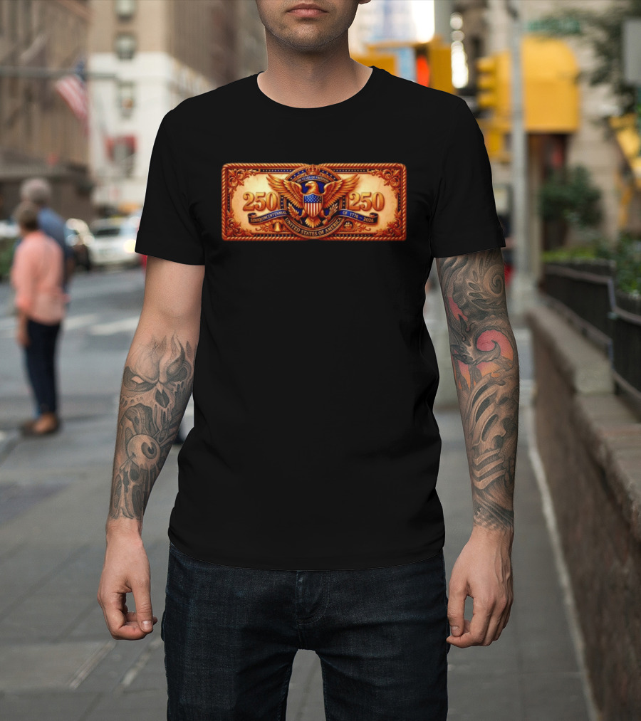United States Of America 250 Years Of Freedom Semiquincentennial 1776 2026 T-Shirt