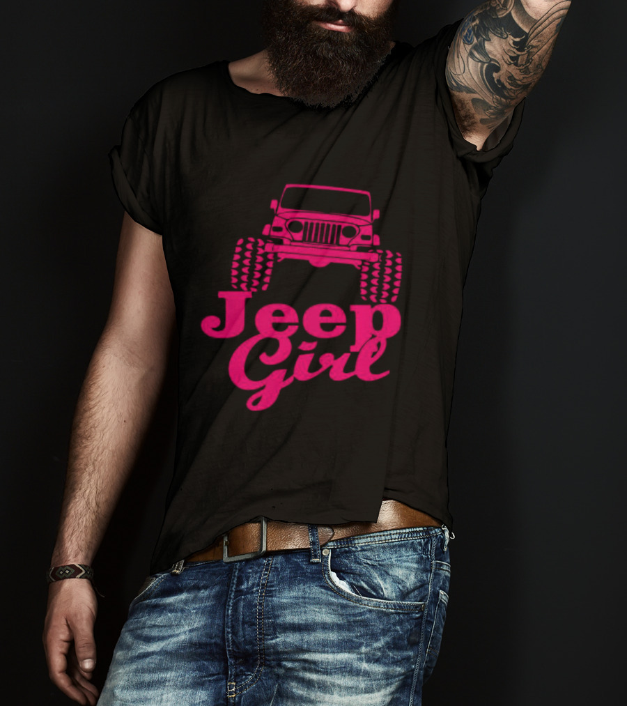 Jeep Girl Off Road Adventure Enthusiast Tire Tread T-Shirt