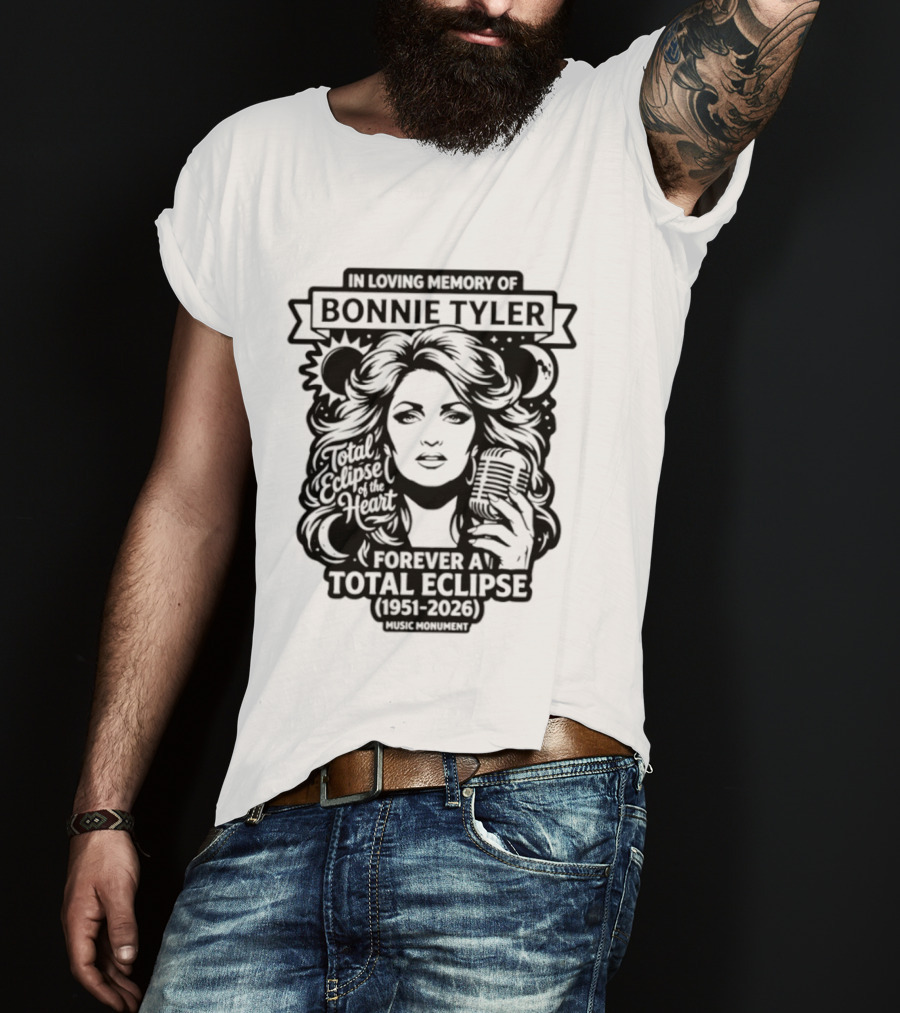 Bonnie Tyler Forever A Total Eclipse 1951 2026 T-Shirt