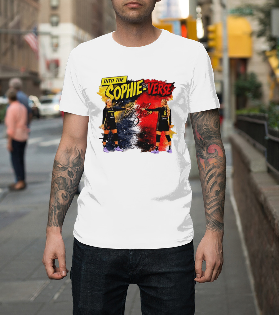 Into The Sophie Verse Sophie Cunningham Indiana Fever WNBA T-Shirt