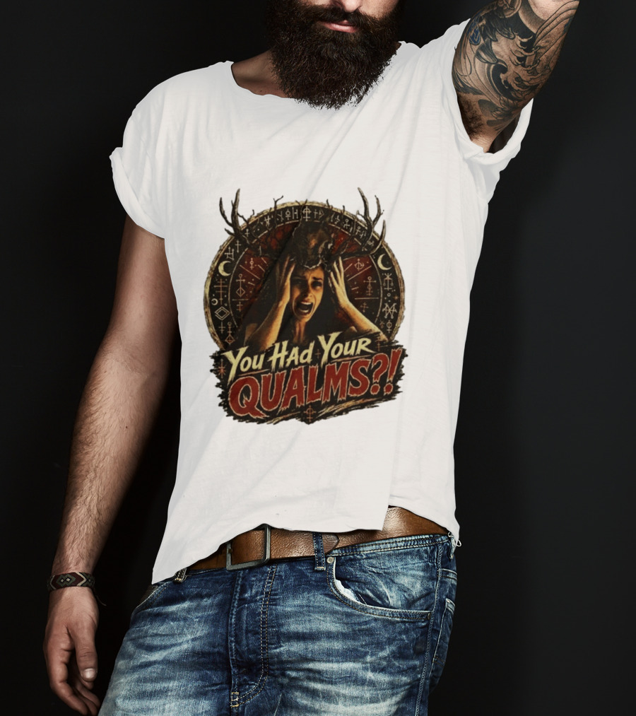Patricia Widows Bay You Had Your Qualms Ritual Symbolism Antlered Figure T-Shirt