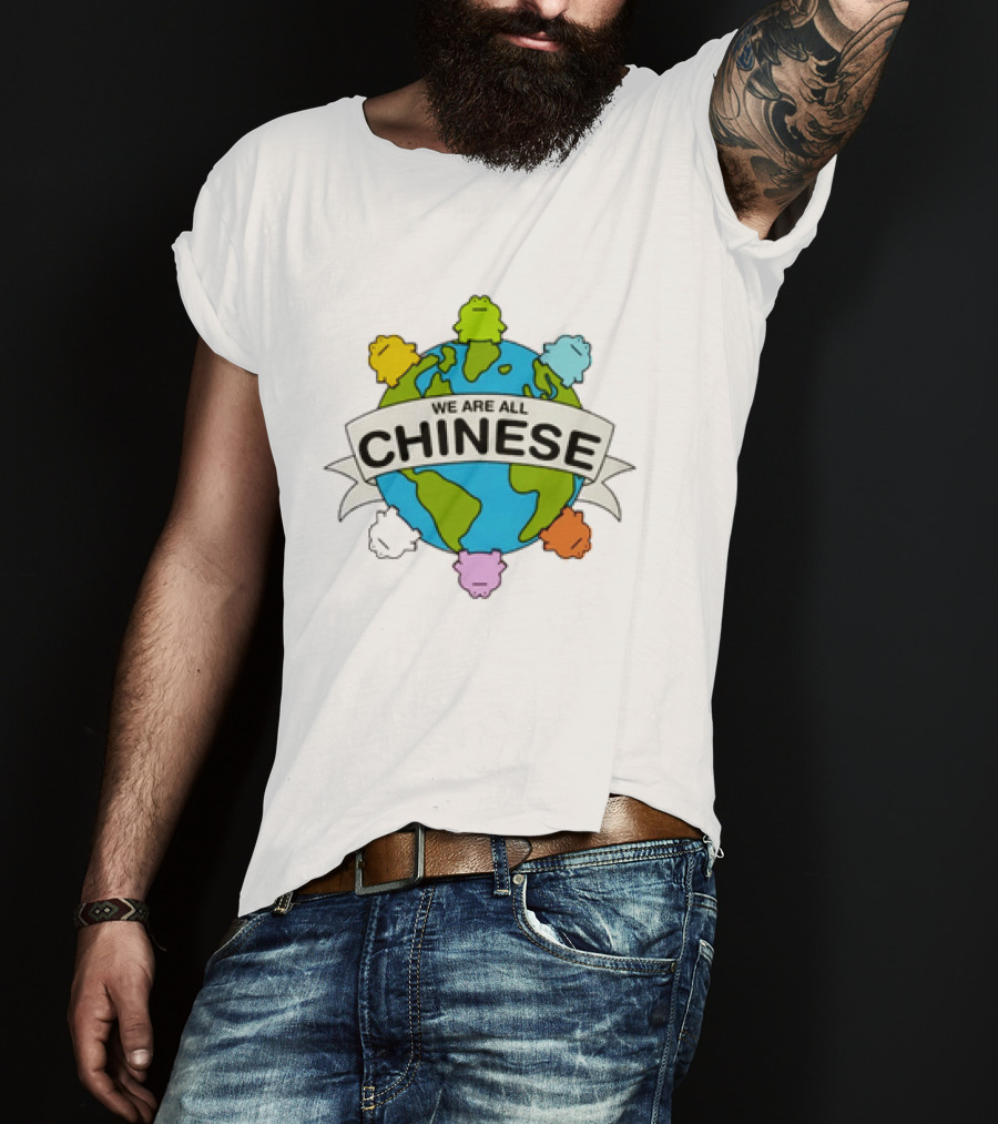 We Are All Chinese Frog Earth Globe Diversity T-Shirt
