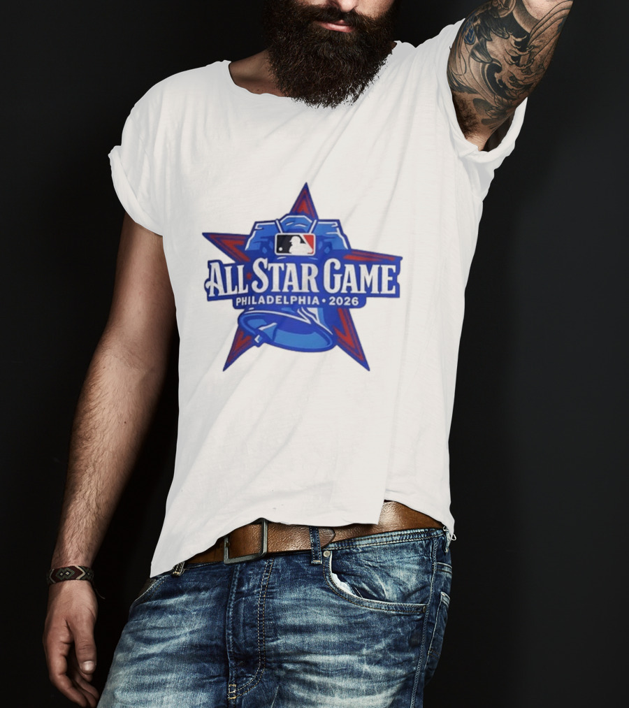 Philadelphia Phillies MLB All Star Game 2026 Drop Shoulder T-Shirt