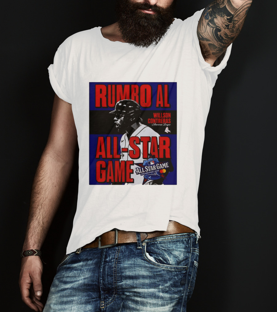 Rumbo AL All Star Game 2026 Willson Contreras Boston Red Sox Philadelphia T-Shirt