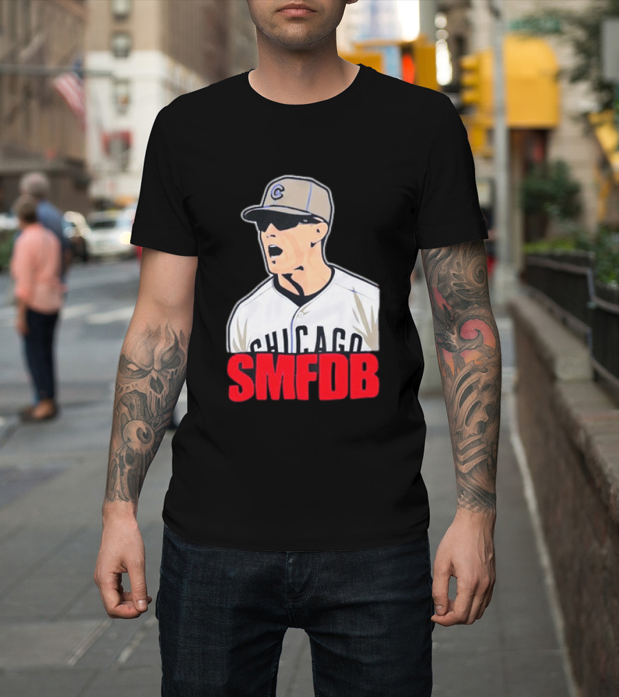 Chicago Cubs SMFDB Manager Yelling Iconic Baseball Team Fan T-Shirt