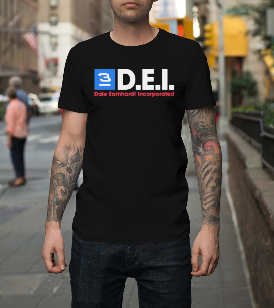 Dale Earnhardt Incorporated DEI 3 Racing Number T-Shirt