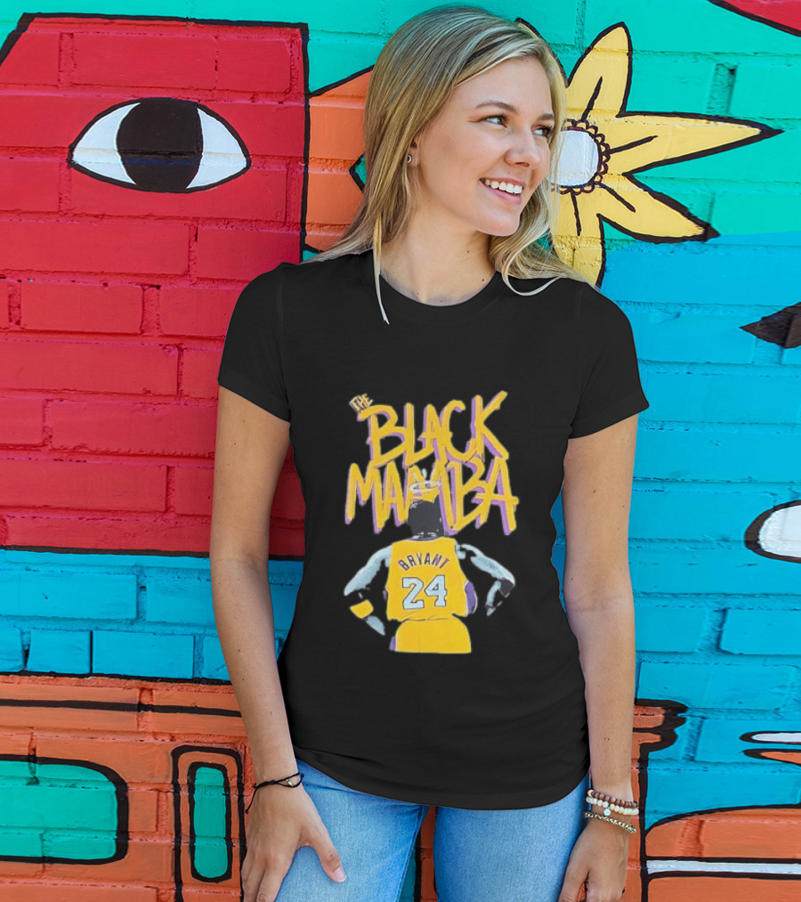 The Black Mamba Bryant 24 Los Angeles Lakers T-Shirt