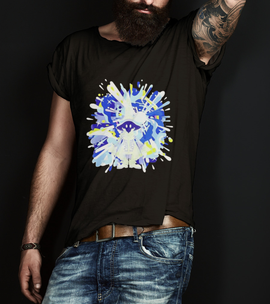 Vivi Ornitier Final Fantasy Black Mage Magic Stars Explosion T-Shirt