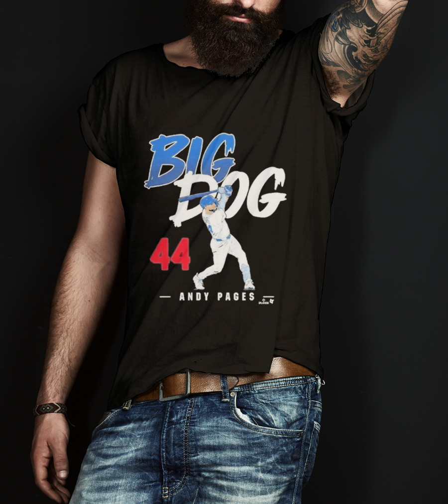 MLB Los Angeles Dodgers Andy Pages 44 Big Dog T-Shirt