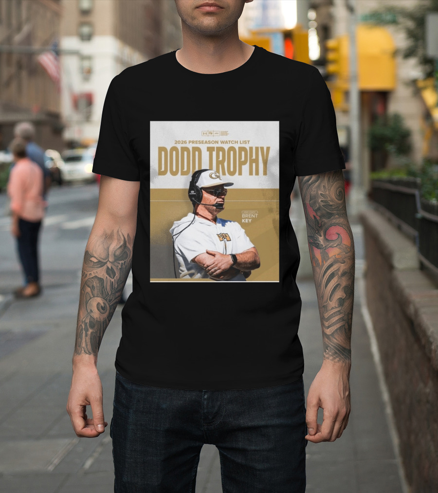 2026 Preseason List Dodd Trophy Head Coach Brent Key T-Shirt