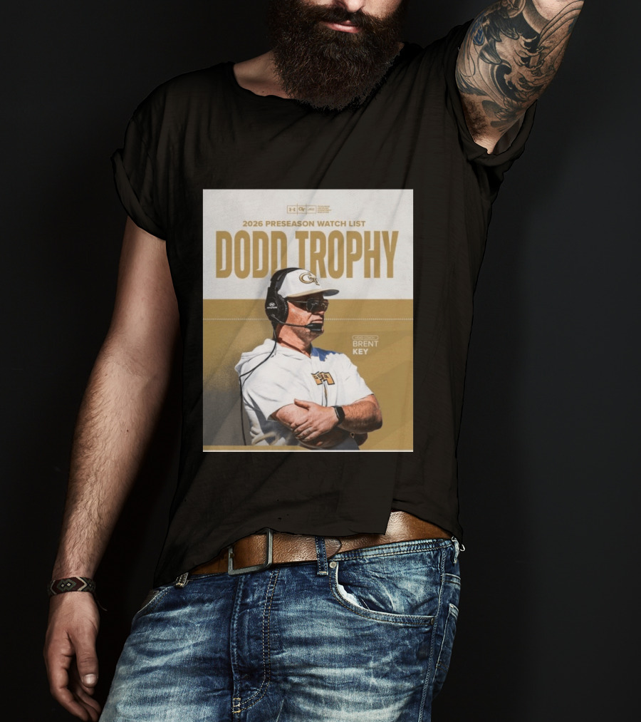 2026 Preseason List Dodd Trophy Head Coach Brent Key T-Shirt