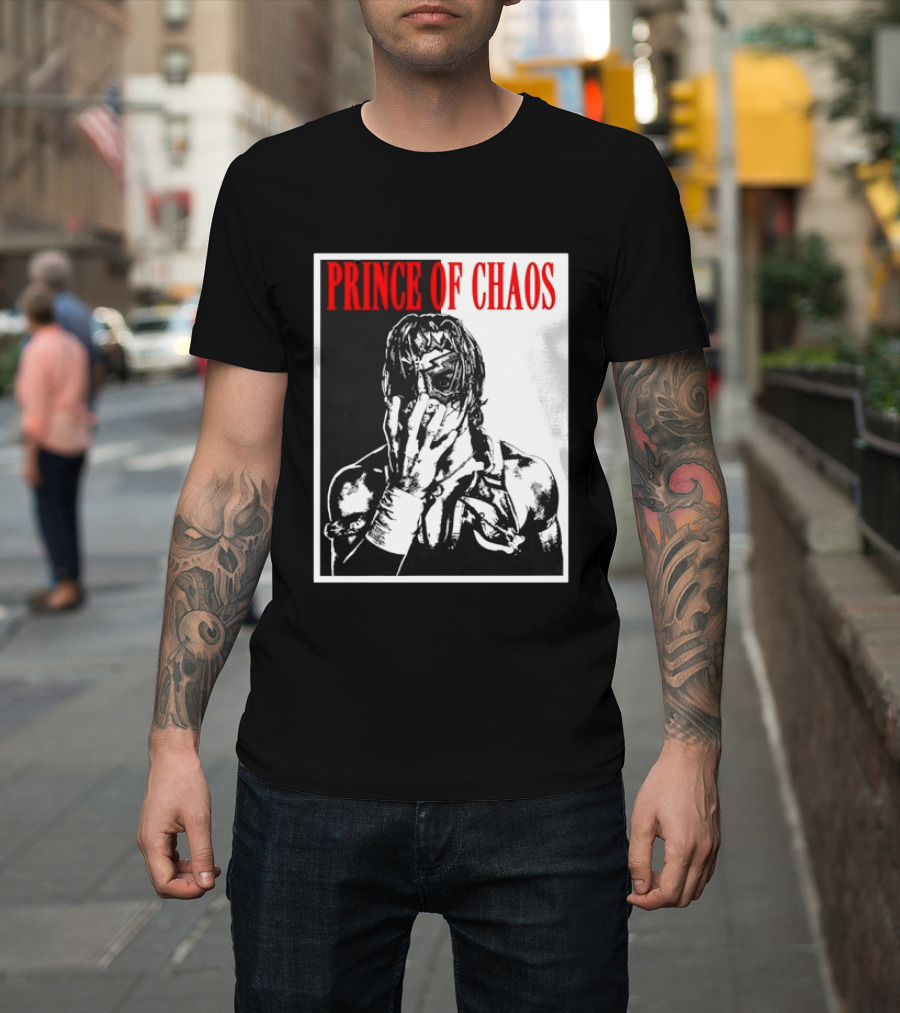 Shado Jr Prince Of Chaos Wrestling Lucha Libre Masked Wrestler T-Shirt
