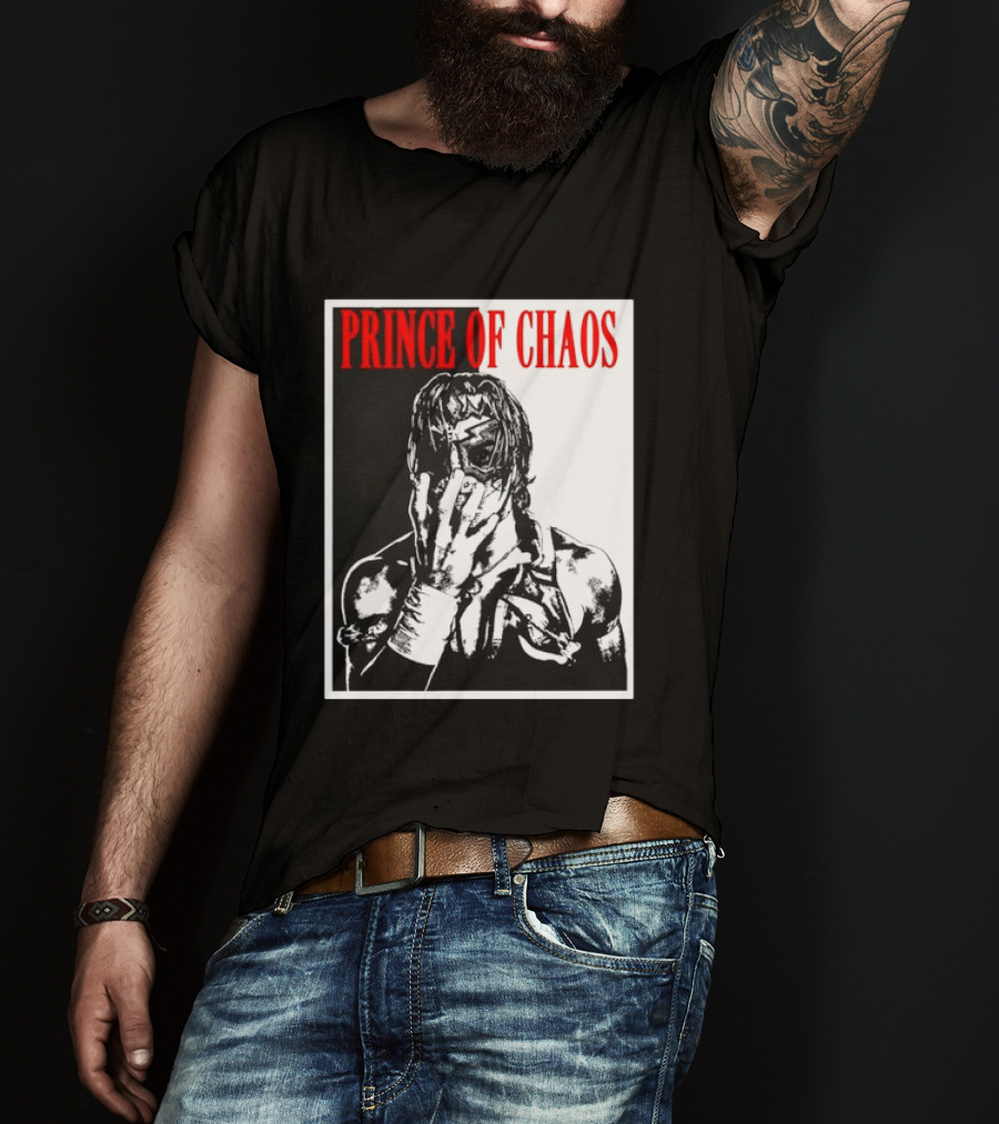 Shado Jr Prince Of Chaos Wrestling Lucha Libre Masked Wrestler T-Shirt