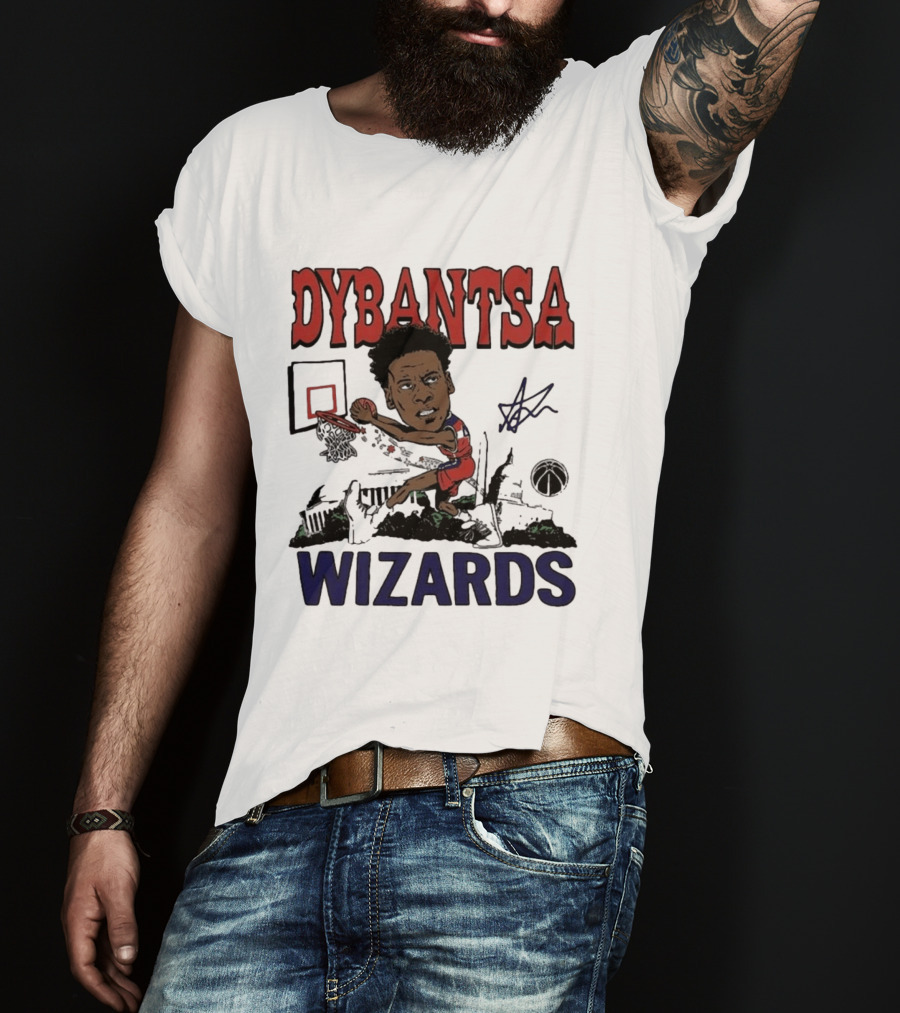 Dybantsa Washington Wizards Rookie Tri Blend Homage T-Shirt