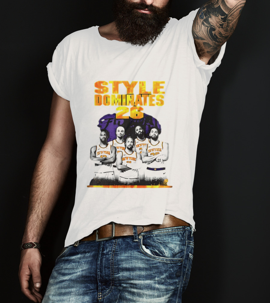 New York Knicks Basketball Style Dominates 26 T-Shirt