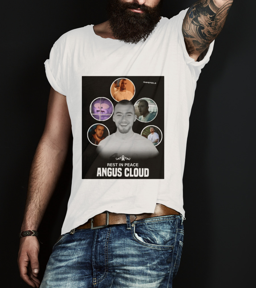 Angus Cloud Memorial Tribute AnimeFeels Rest In Peace T-Shirt