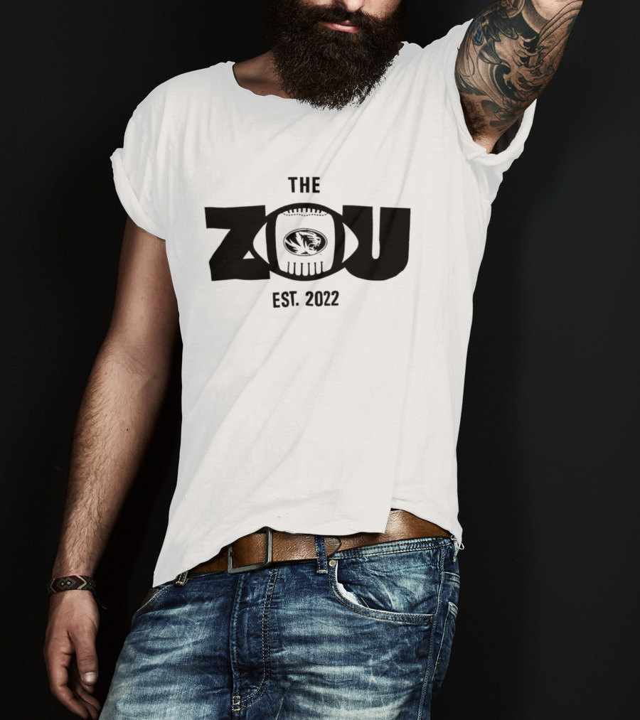 Missouri Tigers The Zou Football Est 2022 T-Shirt