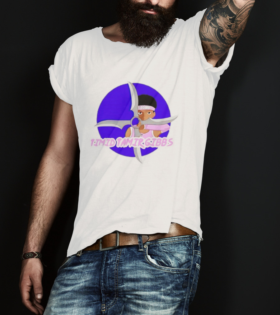 Timid Tamir Gibbs Windmill Shuriken Ninja T-Shirt