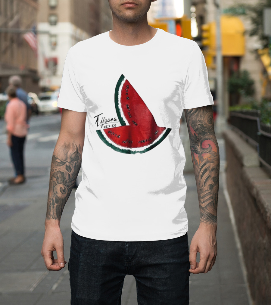 Tijuana Mexico Watermelon Summer Snack Souvenir T-Shirt