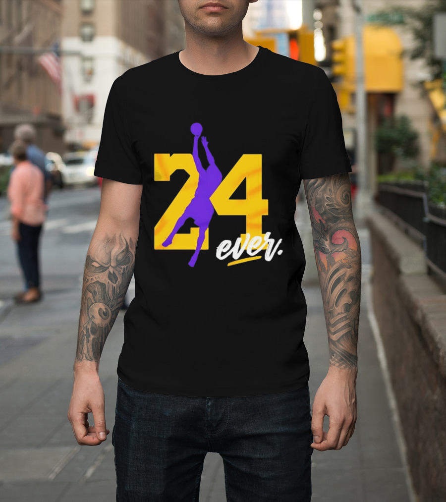 Kobe Bryant Los Angeles Lakers 24 Ever Basketball Legend T-Shirt