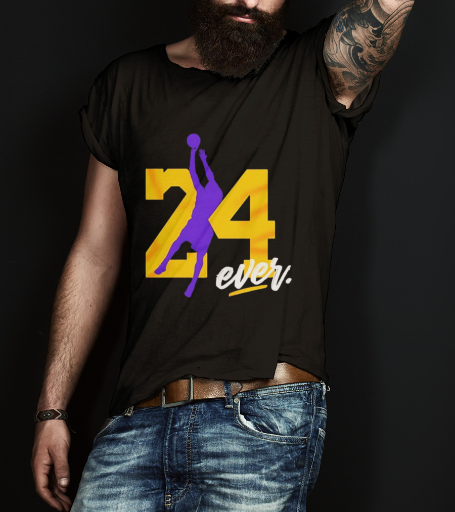 Kobe Bryant Los Angeles Lakers 24 Ever Basketball Legend T-Shirt