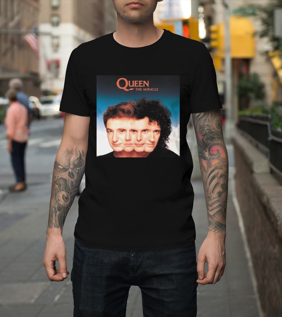 Queen The Miracle Album Cover Art May 1989 Release T-Shirt