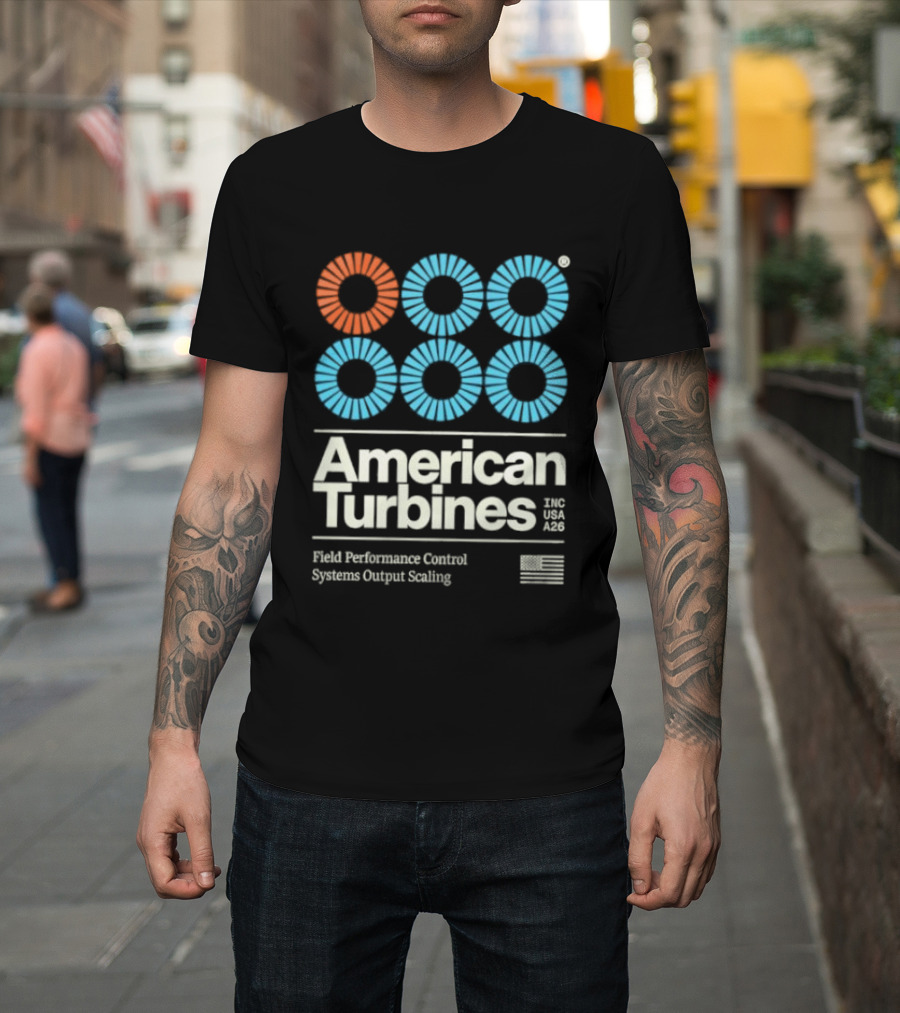 American Turbines Inc USA A26 Field Performance Control Systems Output Scaling T-Shirt
