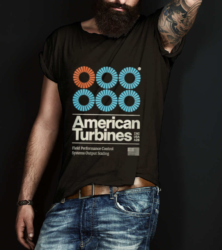 American Turbines Inc USA A26 Field Performance Control Systems Output Scaling T-Shirt