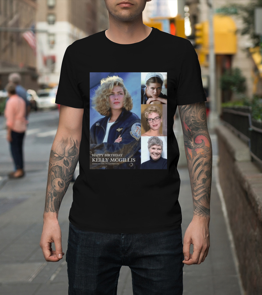 Happy Birthday Kelly McGillis Photos Compilation T-Shirt