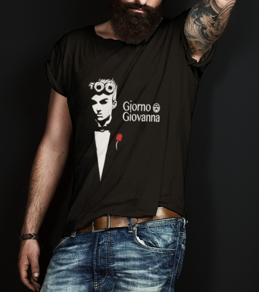 JoJo's Bizarre Adventure Giorno Giovanna Godfather T-Shirt