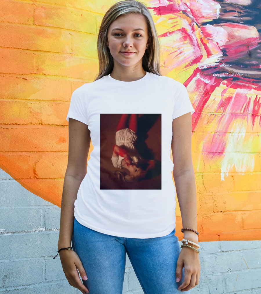 Ariana Grande Red And White Eternal Sunshine Aesthetic T-Shirt