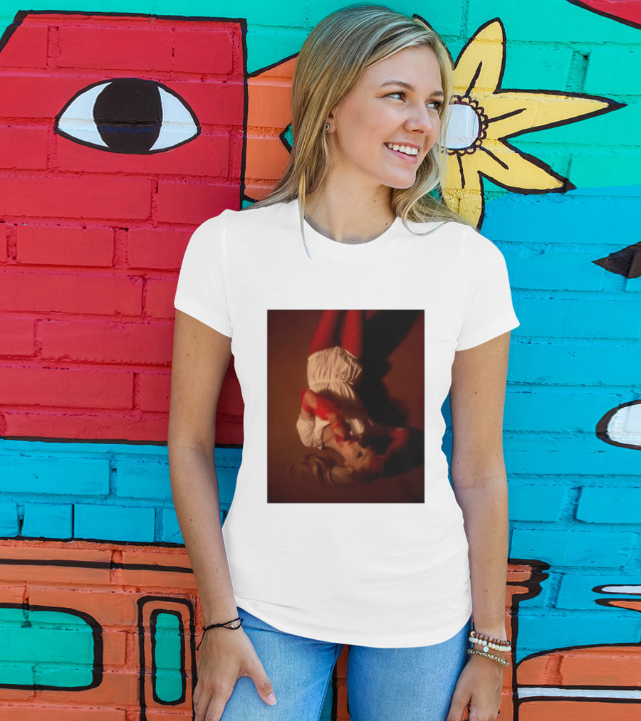 Ariana Grande Red And White Eternal Sunshine Aesthetic T-Shirt