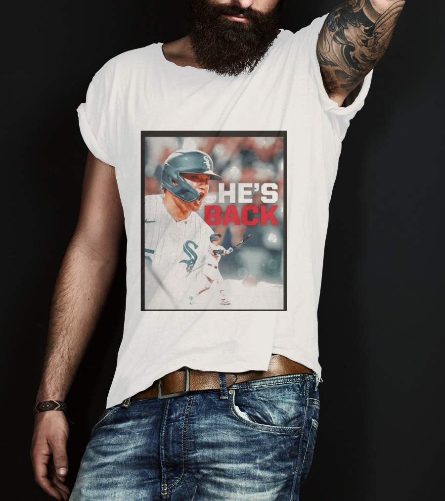 Chicago White Sox Munetaka Murakami He's Back Celebratory Moment T-Shirt