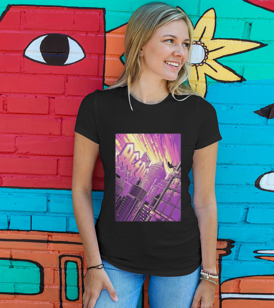ACDC Charlotte PWR Up North America Tour July 11 2026 Skyline T-Shirt