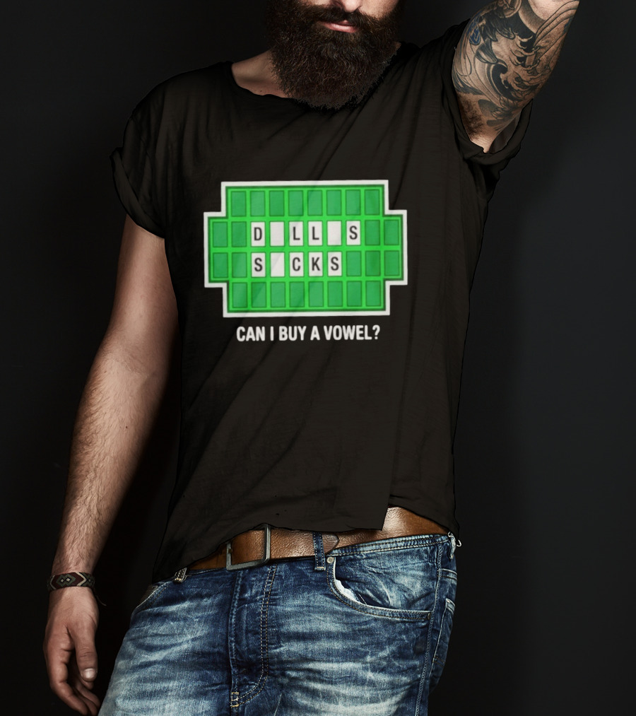 Dalls Scks Can I Buy A Vowel Game Show T-Shirt