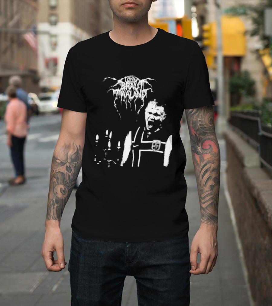 Erling Haaland Norway Black Metal Heavy Metal Braut Football T-Shirt