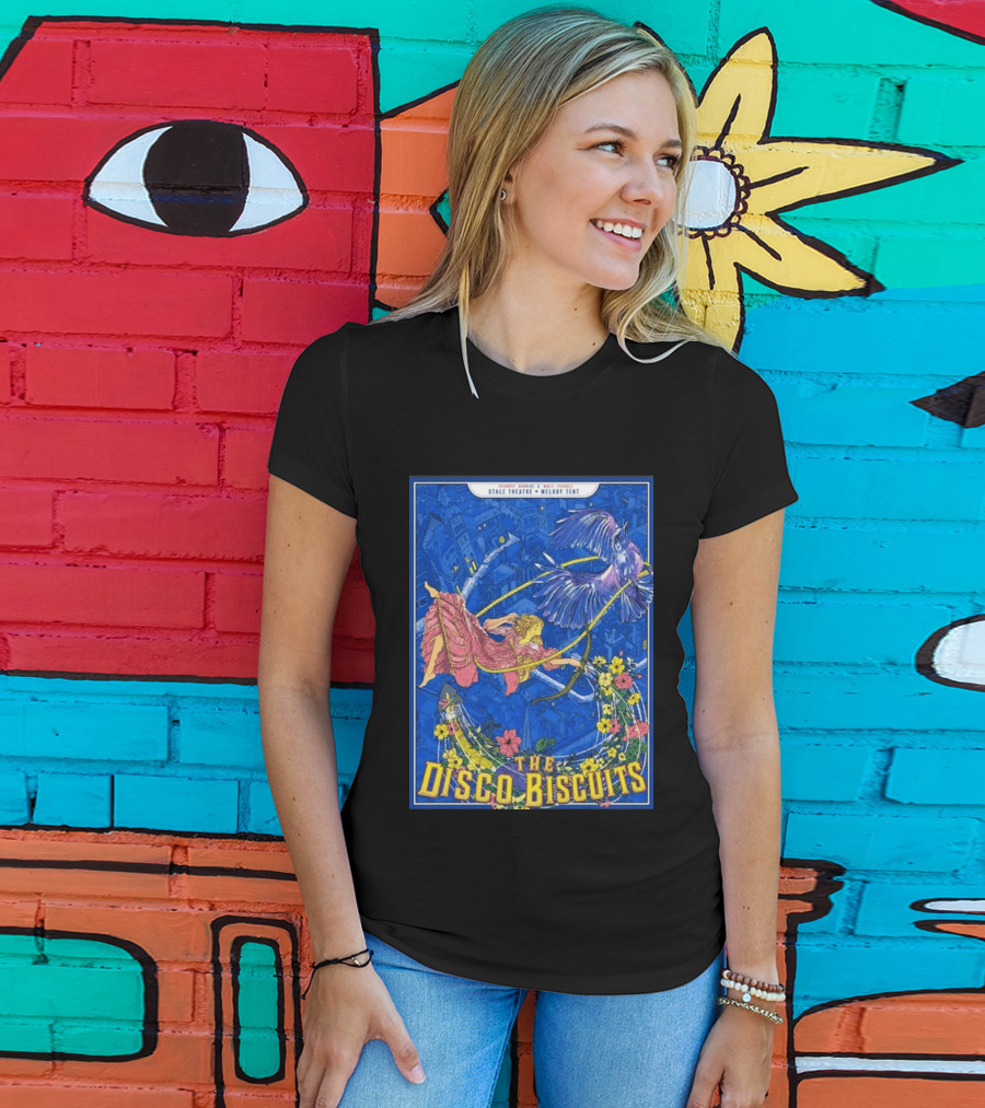 The Disco Biscuits July 11 2026 Jeezum Crow Music Festival Vermont Tour Stale Theatre Melody Tent T-Shirt