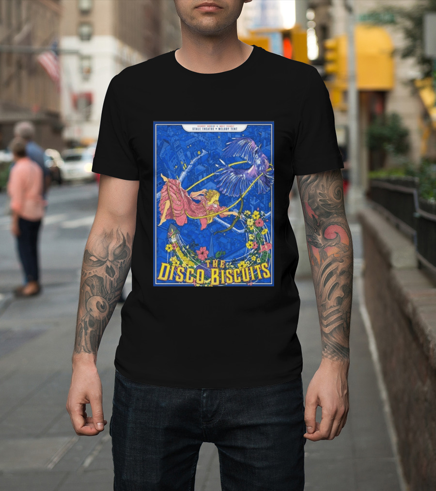 The Disco Biscuits July 11 2026 Jeezum Crow Music Festival Vermont Tour Stale Theatre Melody Tent T-Shirt