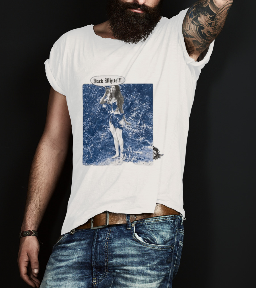 Jack White No Name Tour 2026 Eden Blue Tone Forest Scene T-Shirt