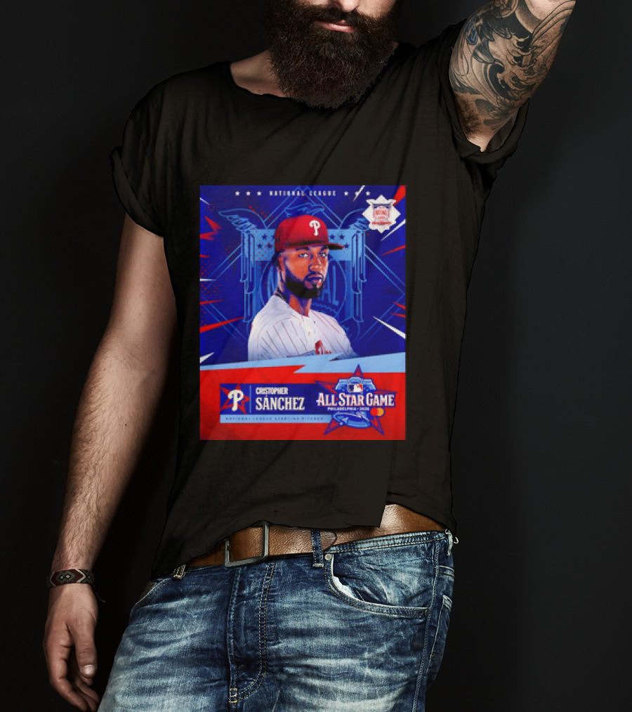 Cristopher Sánchez Philadelphia National League All Star Game 2026 T-Shirt