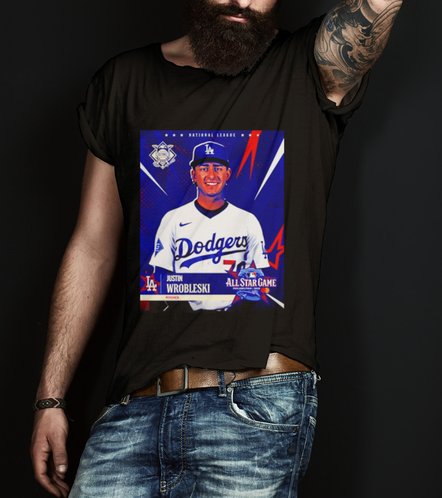 Justin Wrobleski Los Angeles Dodgers 2026 All Star Game National League T-Shirt