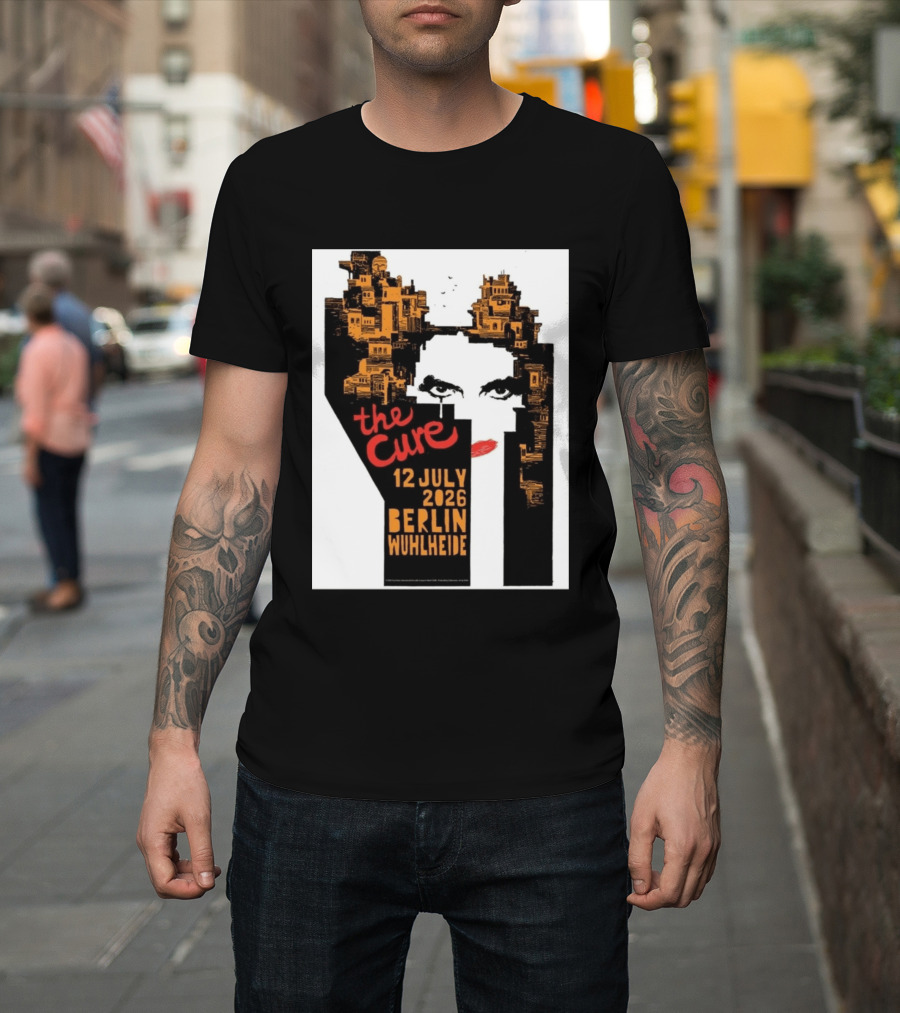 The Cure 12 July 2026 Berlin Wuhlheide Event Limited Edition T-Shirt