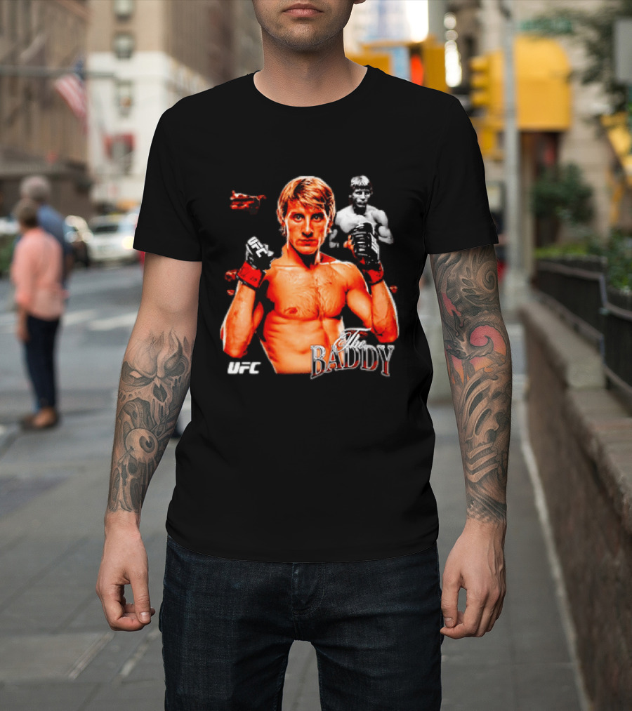 Paddy Pimblett The Baddy UFC MMA Fighter Image T-Shirt