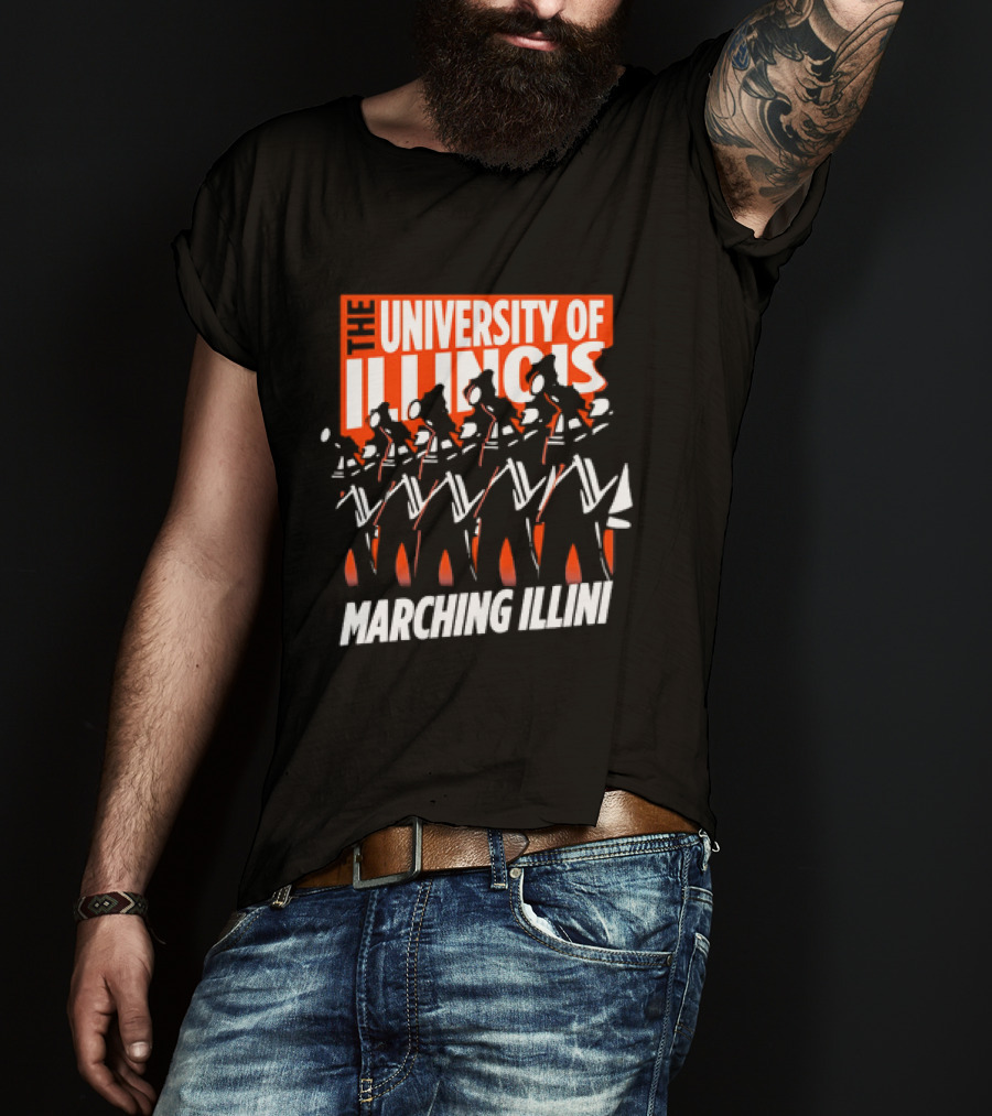 The University Of Illinois Marching Illini Band T-Shirt