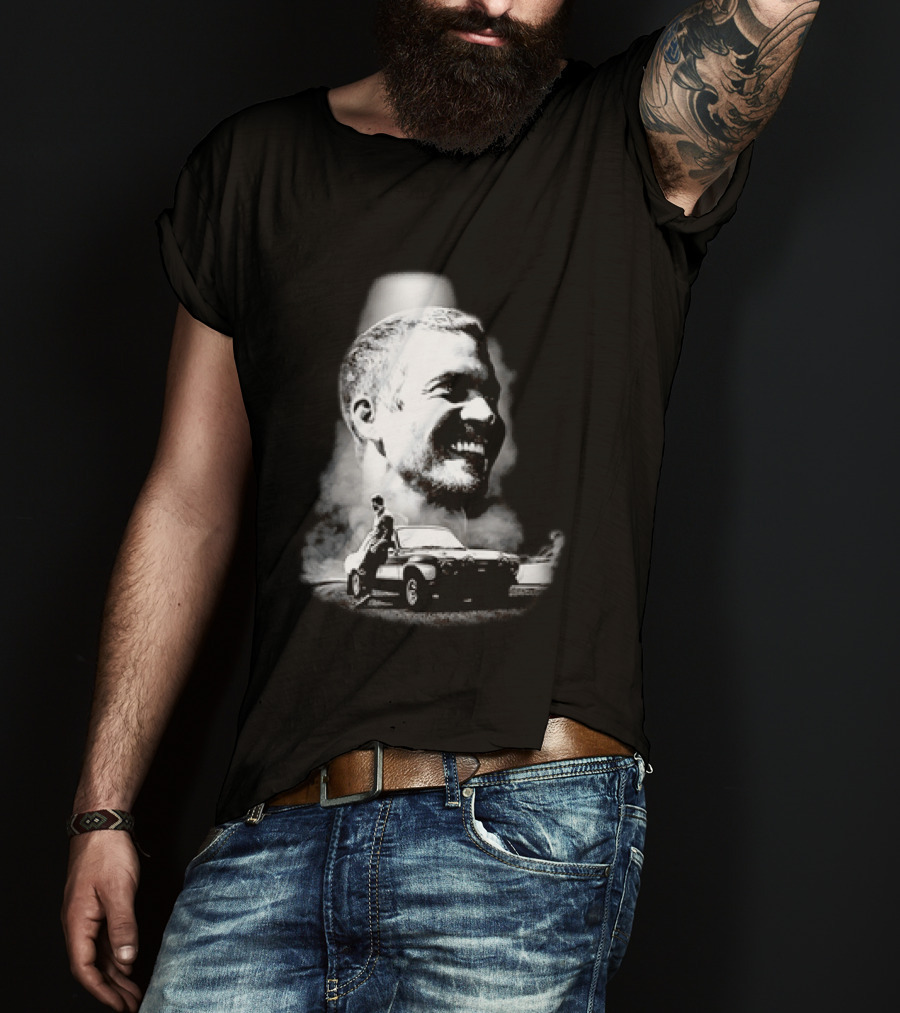 Paul Walker Fast And Furious Tribute With Classic Car Scene T-Shirt